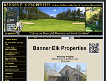 Tablet Screenshot of bannerelkproperties.com